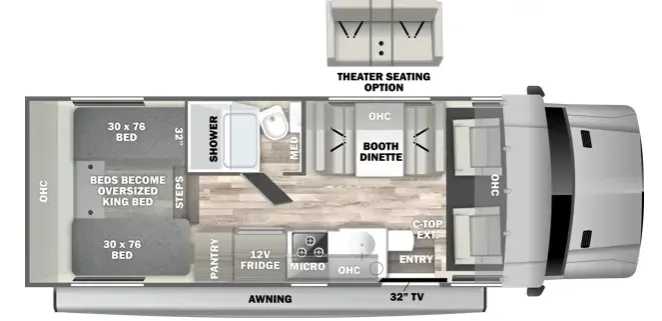 2027 Dynamax Corp Isata 3 Series 24TWMAWD Class C motorhome, photo 2 of 2