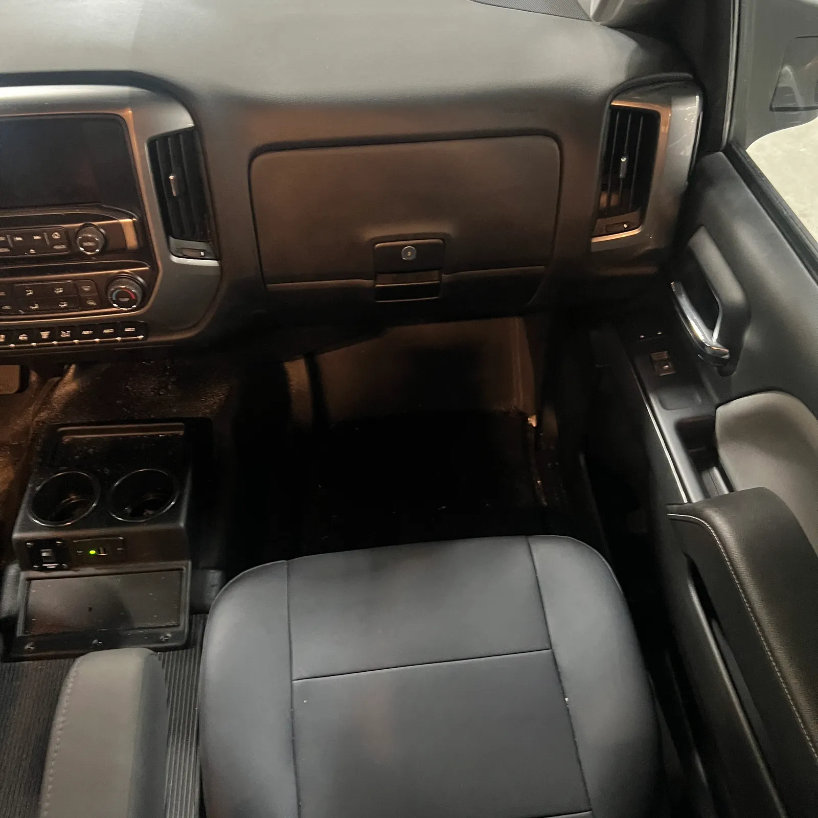 2027 Nexus Rebel AIR 34R Super C motorhome, driver's area with leather seats and dashboard controls